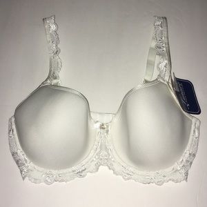 Lunaire Milan Spacer T-Shirt Bra Wht 34D 34DD 38D